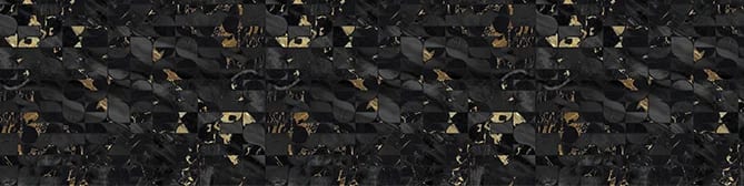Motif de pierre noire éclatée traversée d’éclats dorés irréguliers