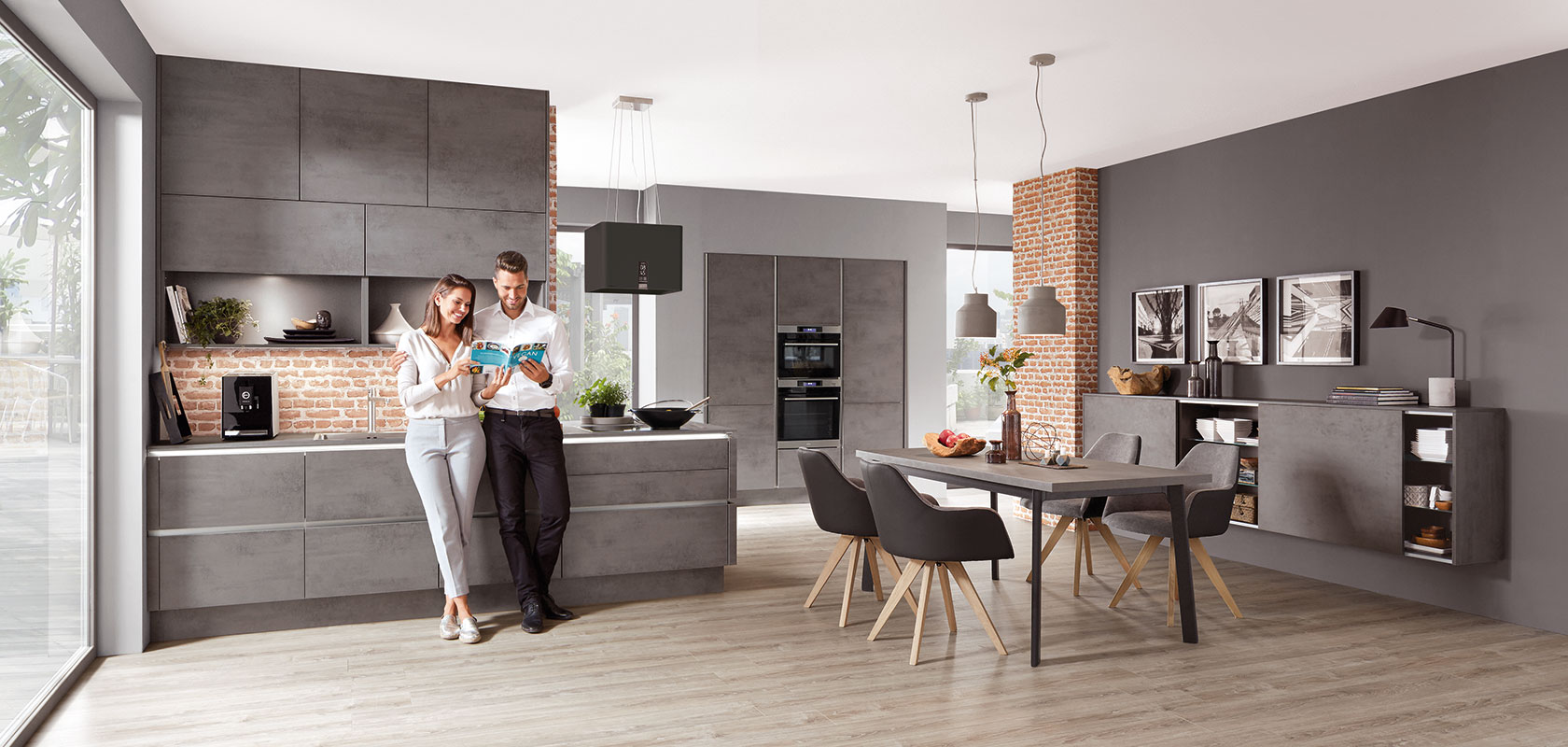 oxia RIVA 889 DÉCOR BÉTON GRIS ARDOISE